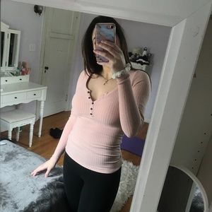 Blush Long sleeve Top